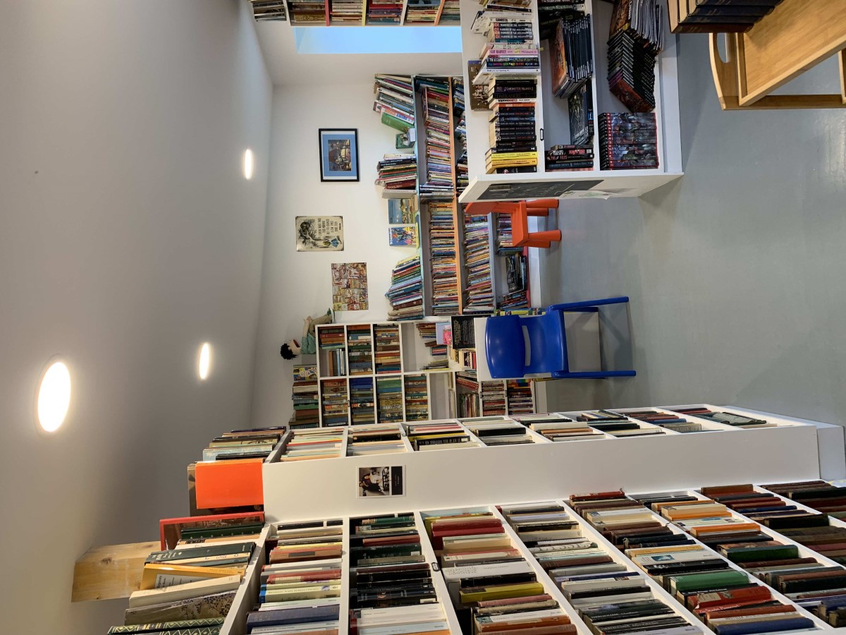 Inside Sarahs bookshop